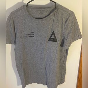 American Eagle Graphic Gray T-Shirt, Size Medium